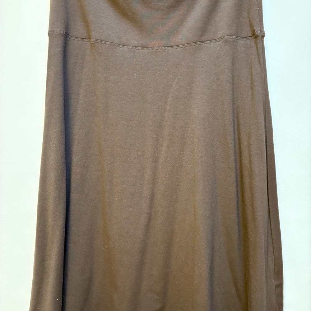 Old Navy Brown Midi A-Line Skirt for Work